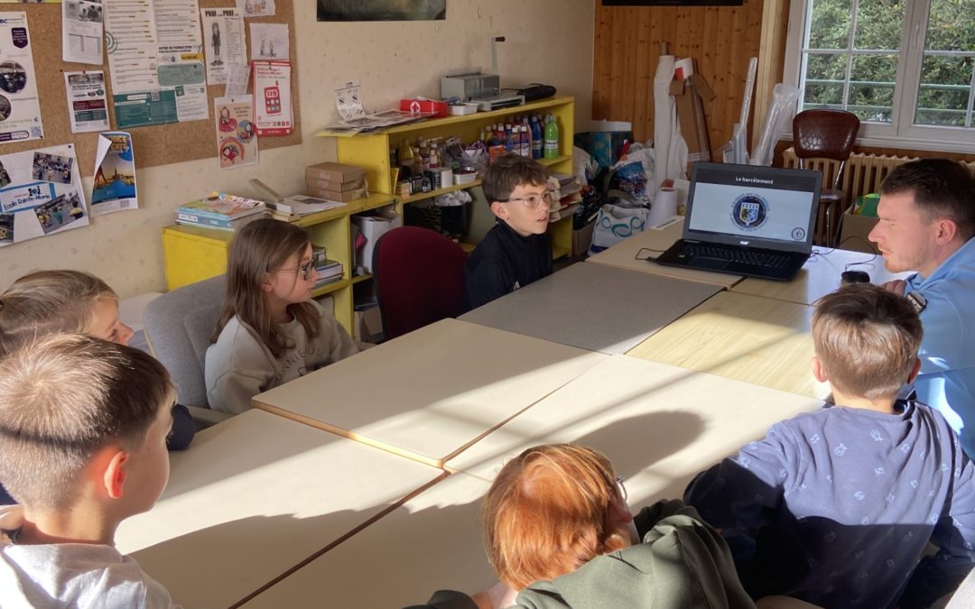 Intervention sur le harcèlement pour les élèves de CM